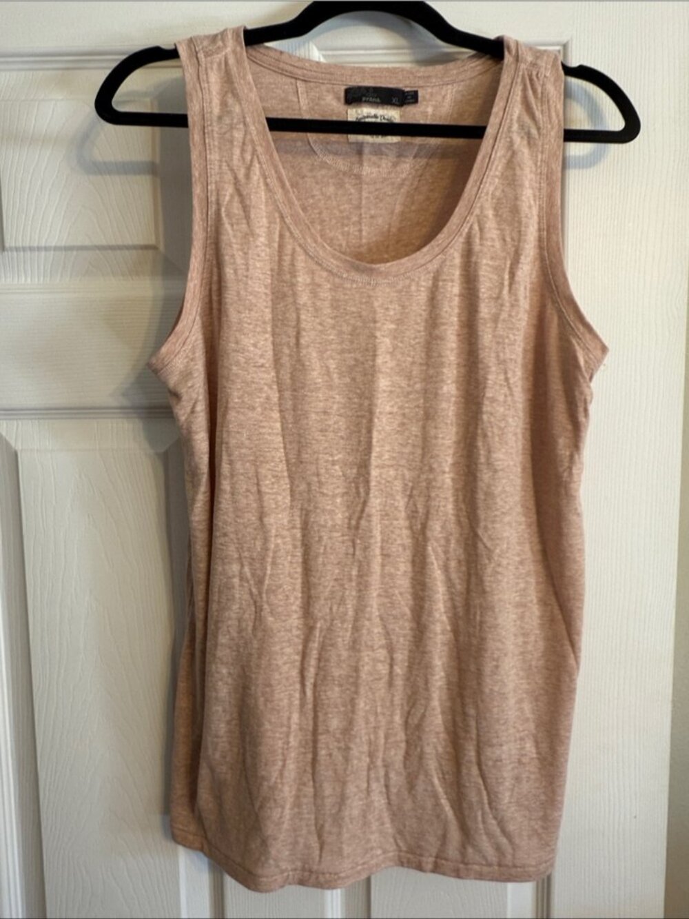 beige tank top